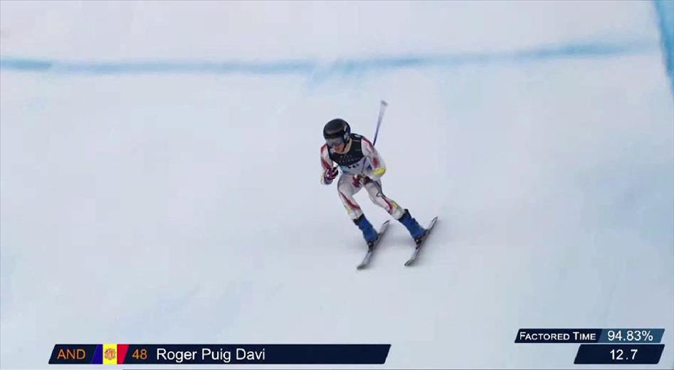 Roger Puig ha obert el Campionat del Món d'esquí paralpí de Lille