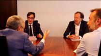 Reunió entre l'EFA i Salvador Illa per tractar la gestió de l'aeroport d'Andorra-la Seu