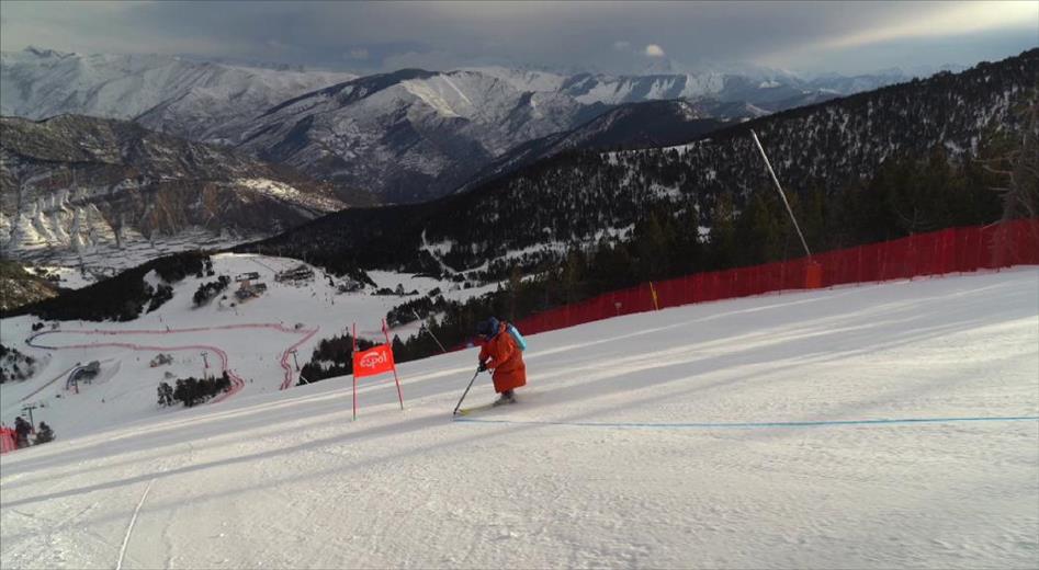 Roger Puig obre el Mundial d'esquí paralímpic després d'alguns di