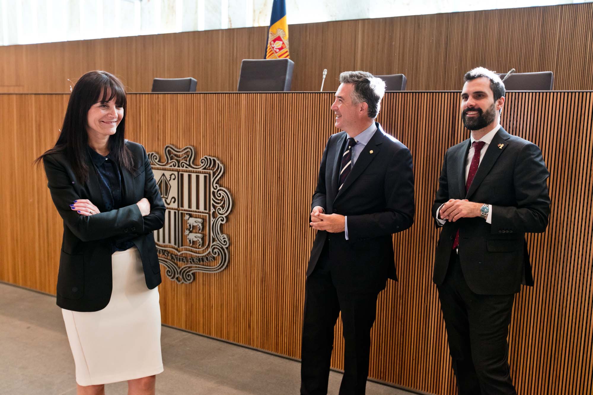 El president del Parlament de Catalunya visita el Consell General i la Casa de la Vall