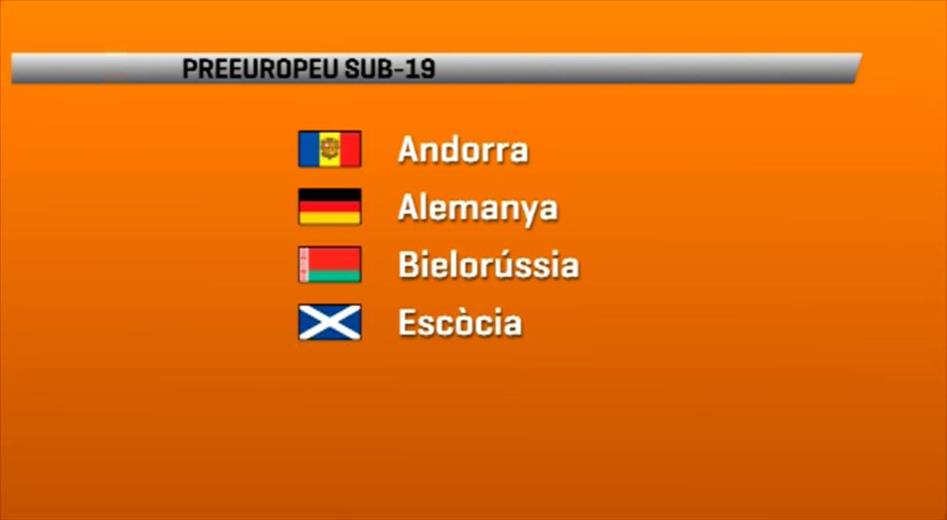En futbol aquest dijous hem conegut els rivals d'Andorra al Preeu