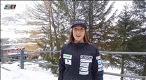 Suspès el tercer entrenament de Cande Moreno a la Copa del Món de Zermatt-Cervinia