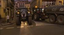 Tall de carretera entre Andorra i la Seu d'Urgell per la protesta agrícola a Catalunya