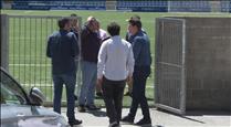 Tècnics de la Liga visiten l'Estadi Nacional per veure les possibles adequacions per al FC Andorra