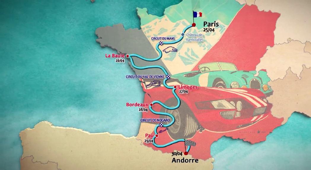El Tour Auto 2022 amb sortida a París el 26 d'abril i etapa final