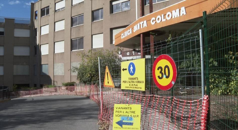 L'enderrocament de l'antiga clínica de Santa Coloma segueix cobri
