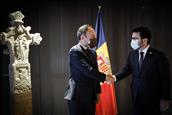 Trobada oficial entre el cap de Govern i el president de la Generalitat de Catalunya