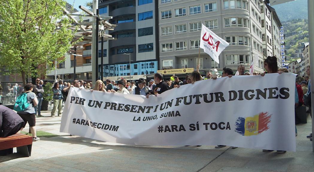  L'USdA prepara una manifestació per a l'1 de maig