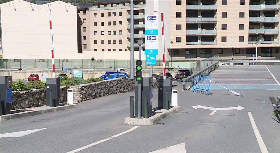 Les zones blaves dels aparcaments d'Escaldes-Engordany tornaran a