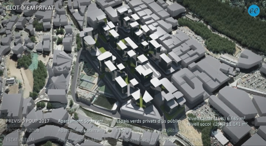 Escaldes aprova la revisió del Pla d'urbanisme que permetrà construccions de 20 plantes