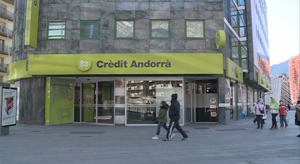 Crèdit Andorrà té un benefici de 50,1 milions d'euros el 2017, un 25% menys que l'any anterior