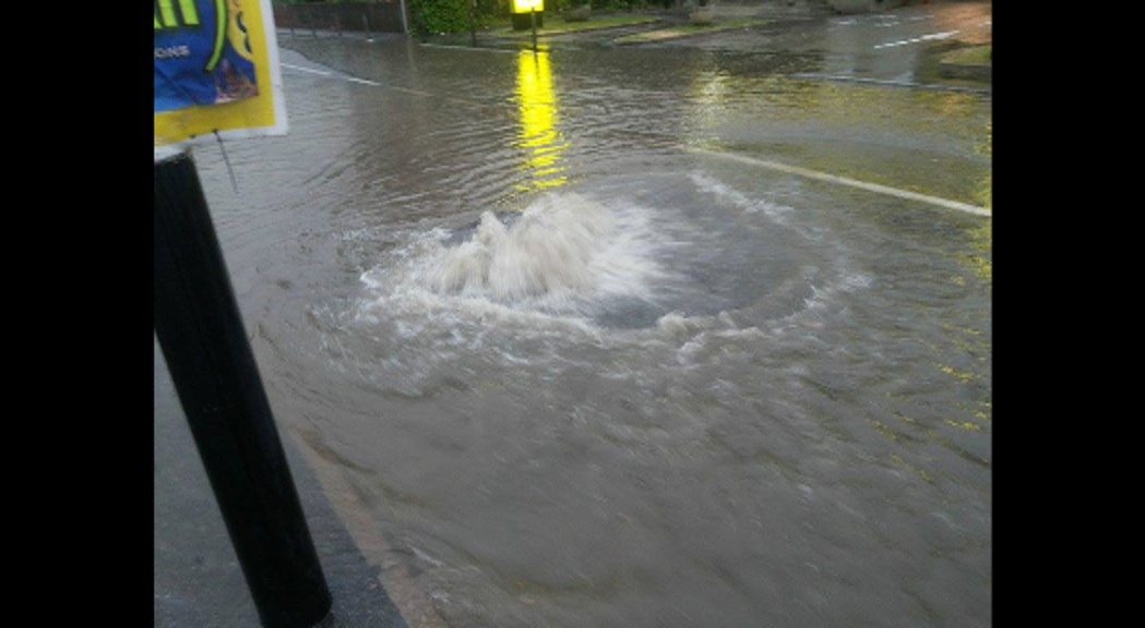 Les inundacions tornen a afectar Santa Coloma
