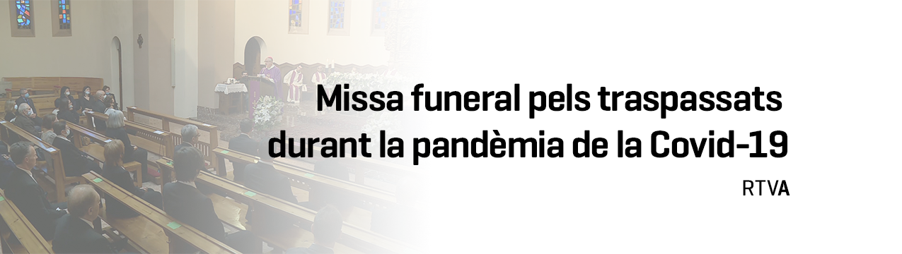 Missa funeral pels traspassats durant la pandèmia de la Covid-19