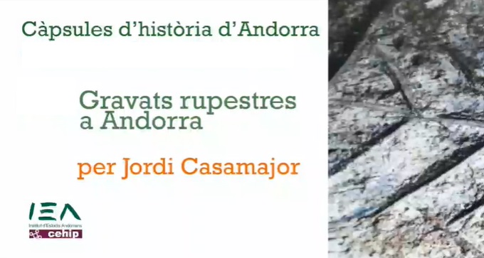 Història d'Andorra amb l'IEA: gravats rupestres